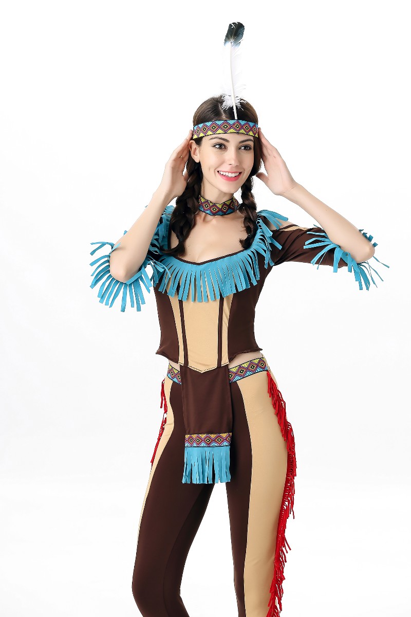 F1638 Womens Tribal Native American Costume